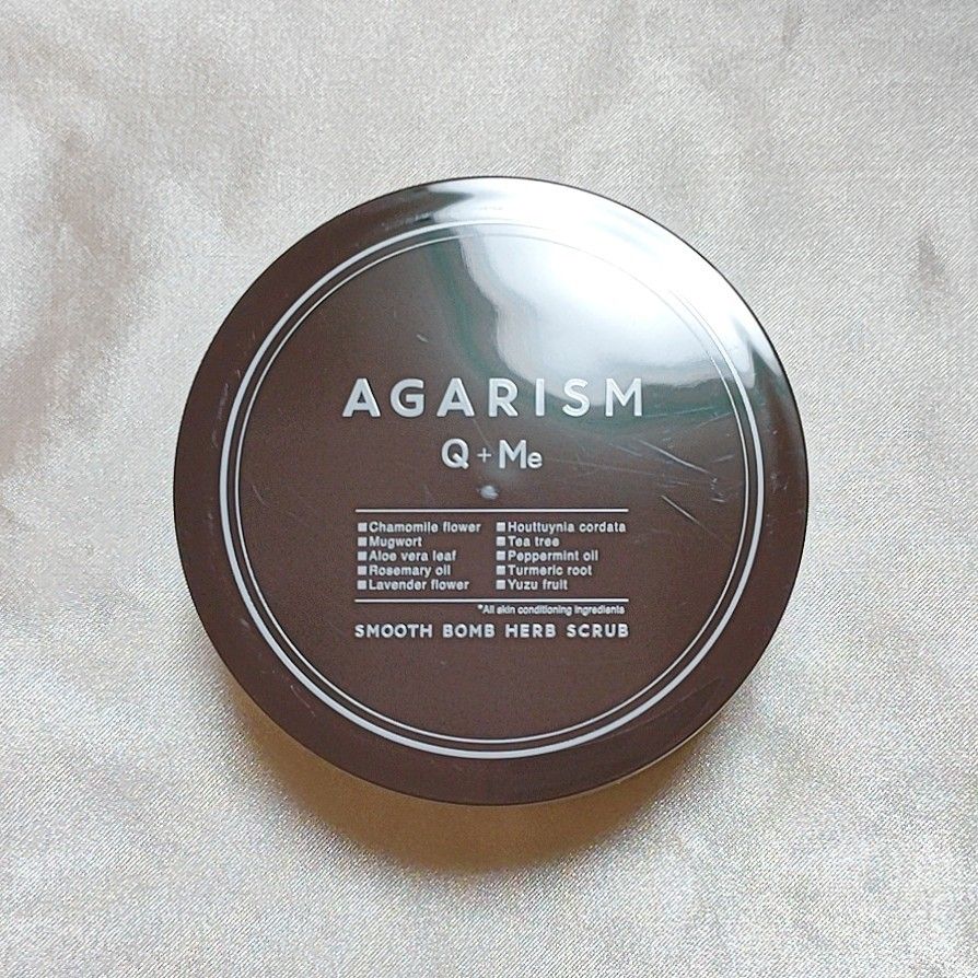アガリズム キューミー スムースボムハーブスクラブ 180g ボディスクラブ ボディソープ AGARISM