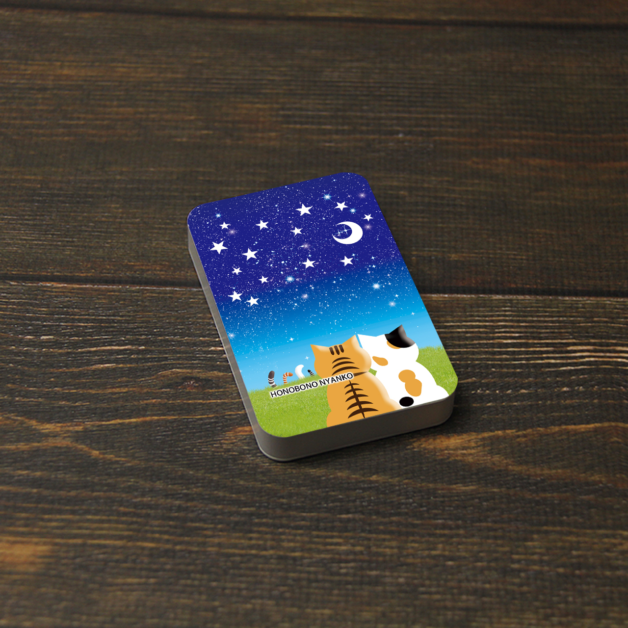 移动电源5000mAh（附带充电线）【暖暖喵喵的尾巴（星空）】 【可刻字】