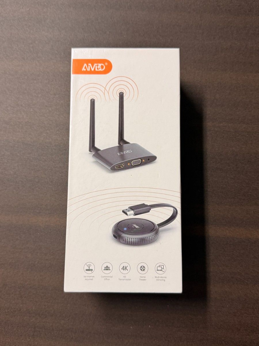 AIMIBO 无线 HDMI 收发器 Q3-TX/G48-RX 4K 兼容 已确认