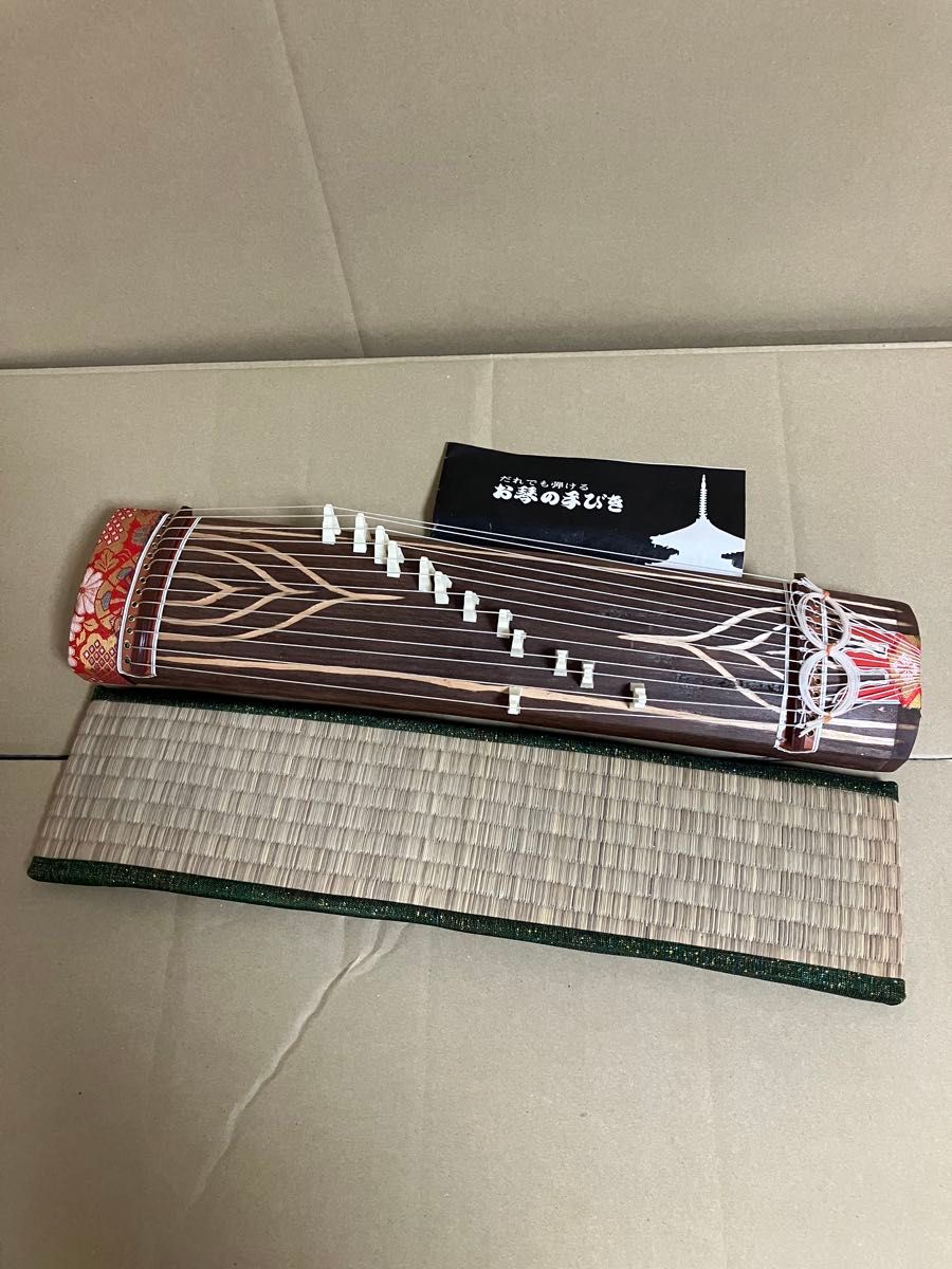 迷你古琴 和乐器 13弦 弦乐器 短琴 约42厘米 装饰摆件 迷你古琴