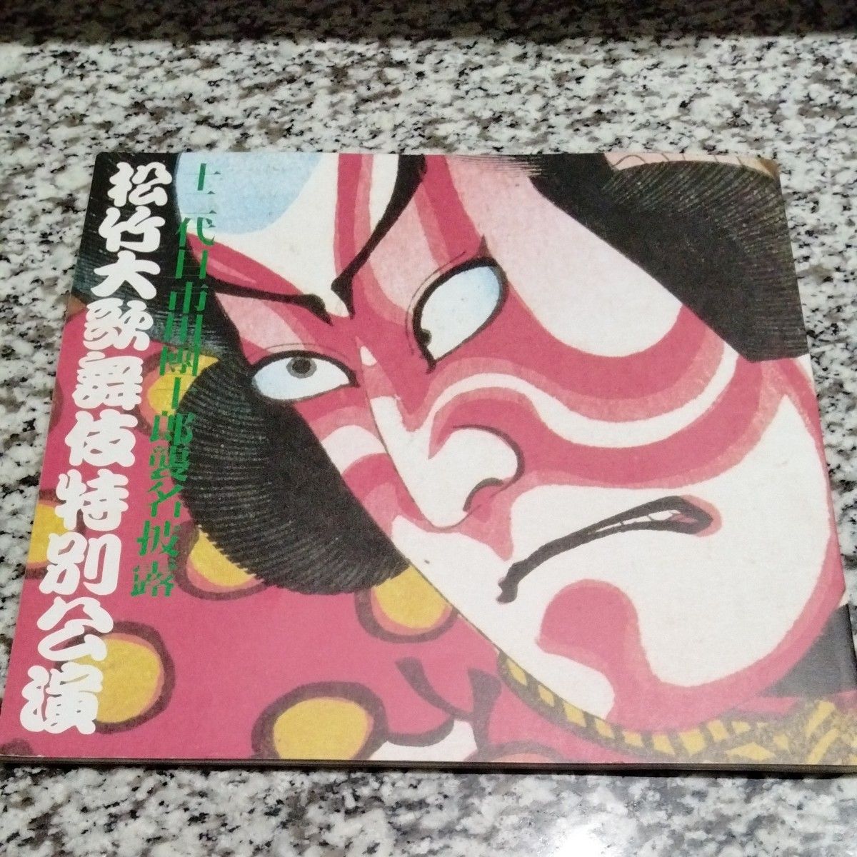 松竹大歌舞伎特别公演 节目单 市川团十郎 宣传册 书籍 昭和
