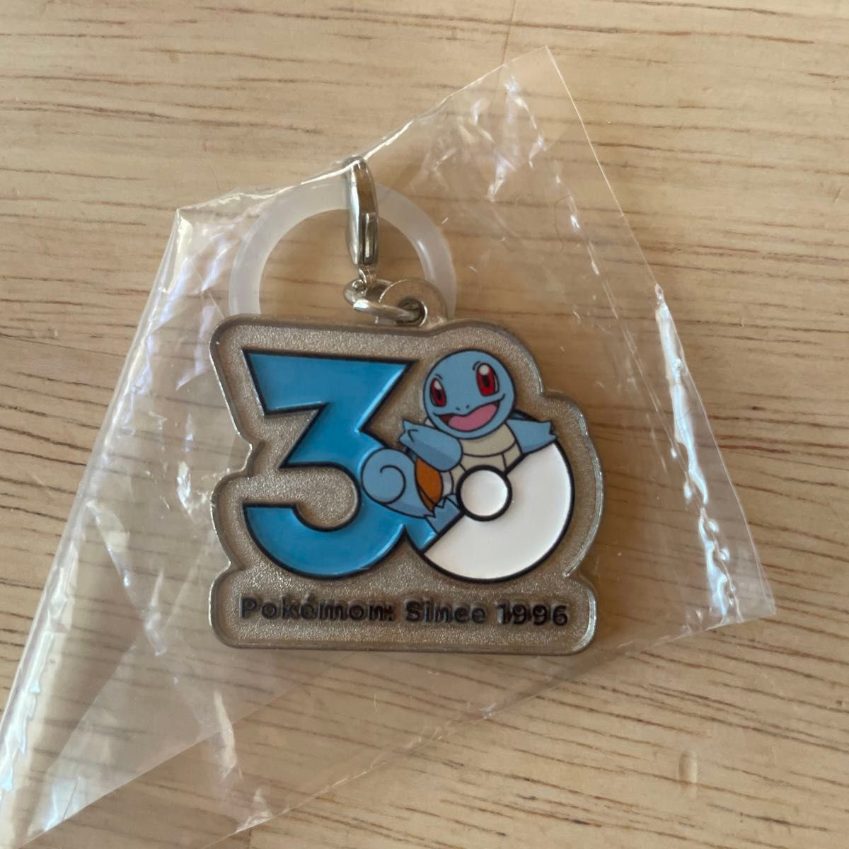 宝可梦30周年 金属 charm 毛绒挂件 海龟钥匙扣