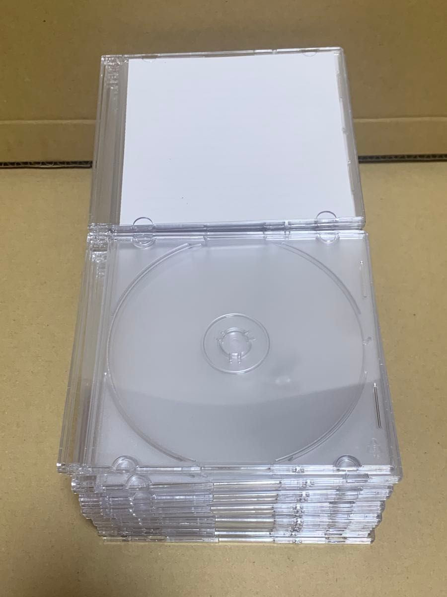 CD、DVD、蓝光塑料收纳盒 纤薄型 40片装 背面标签 可选混装