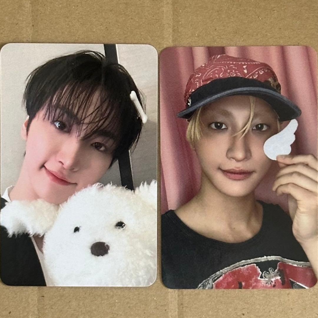 ATEEZ 宋河 交易卡 hellolive 纽约音乐 2张套装