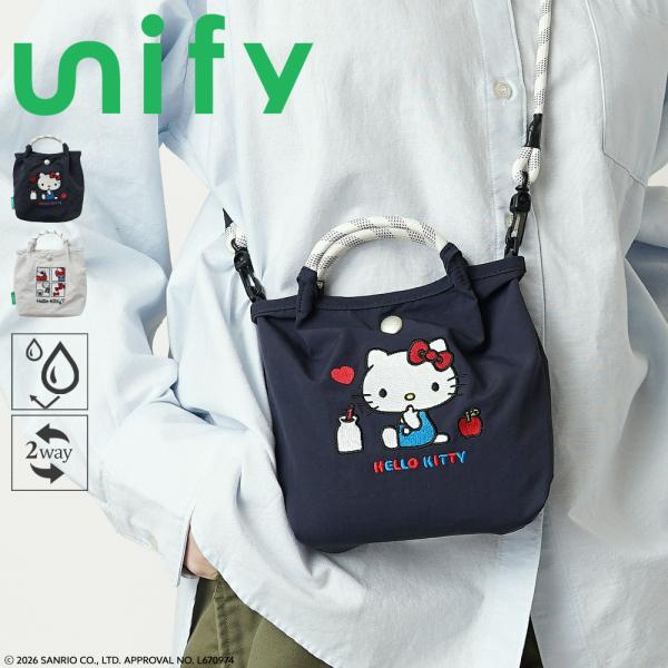 【Official Unify x Sanrio Characters Sanrio Pochette Pouch Embroidery Hello Kitty SUPK-03H