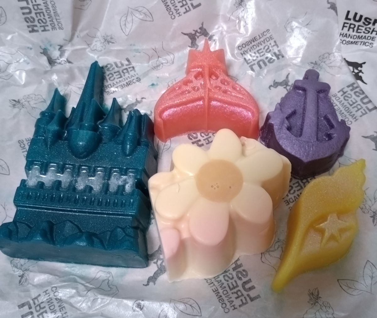 LUSH 拉什 肥皂 5块套装 限定款 手工制作香皂