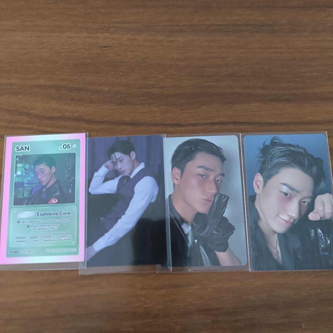 ATEEZ 三号卡 4张套装