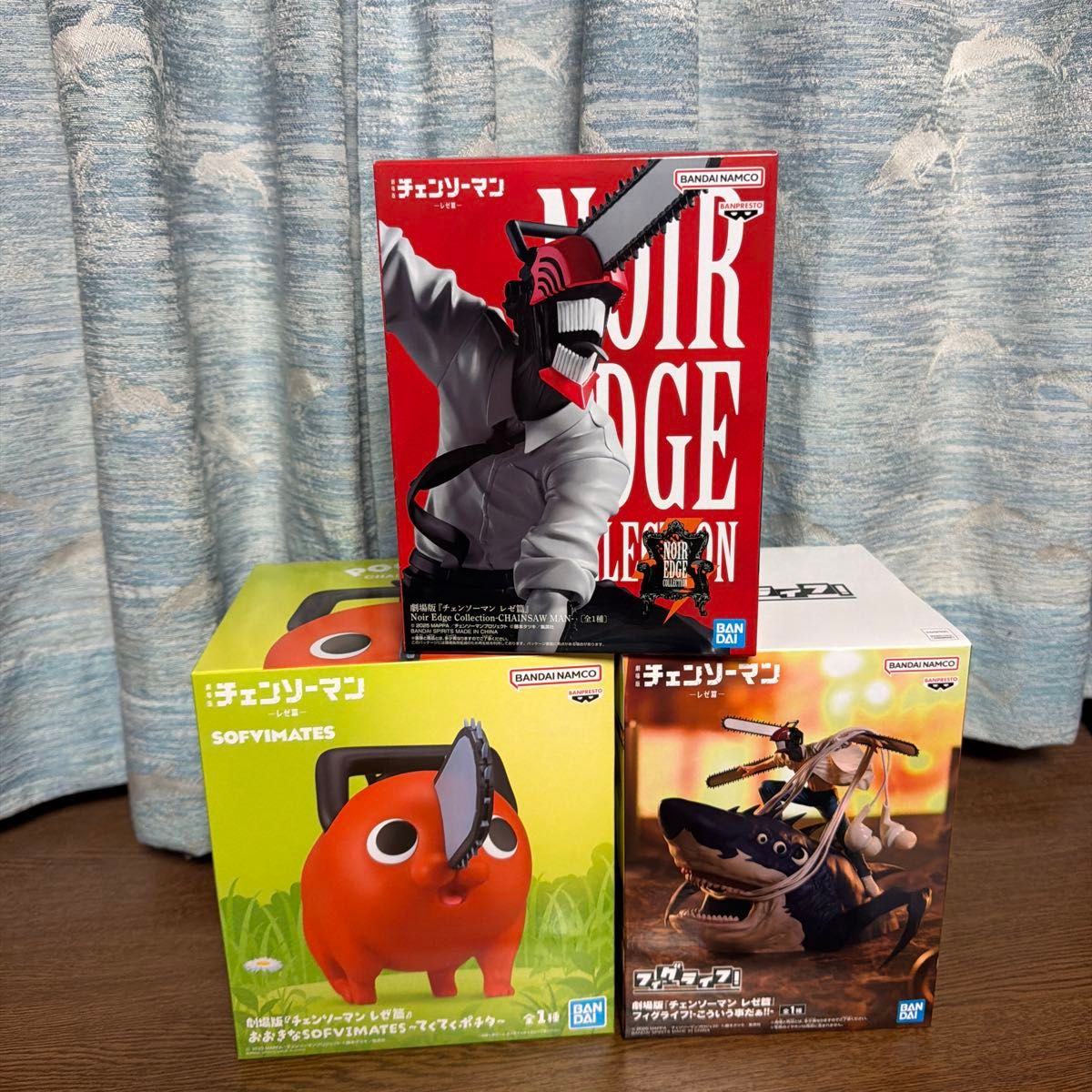 Chainsaw Man Rez Arc Movie Figure 3-Piece Set Noir Edge SOFVIMATES
