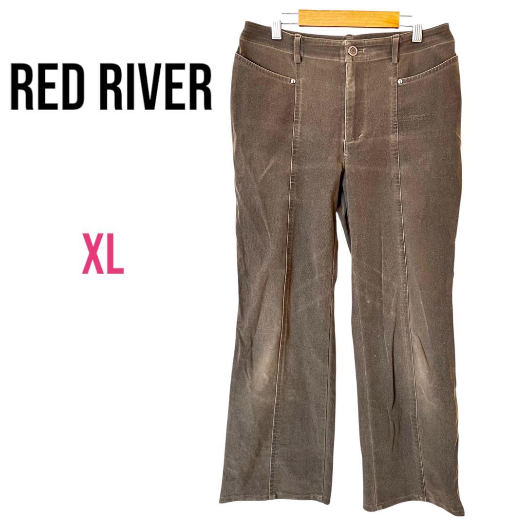 【【Red River】棕色灯芯绒裤 宽松款 休闲风 XL 复古