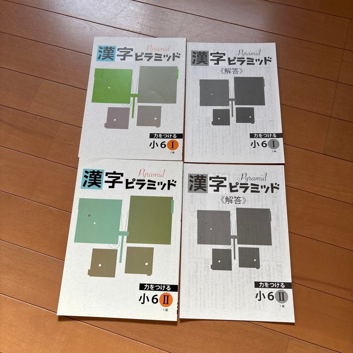 Waseda Academy Educational Materials Kanji Pyramid Grade 6 I II