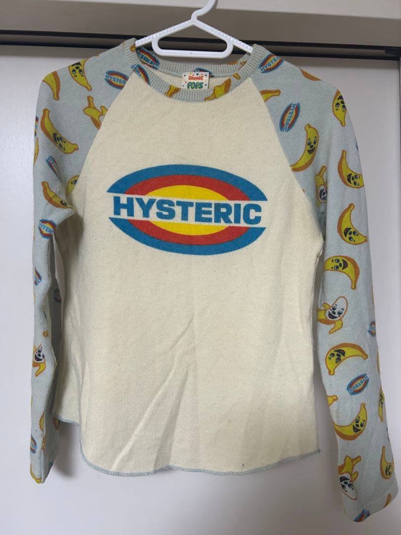 最终降价!HYSTERIC GLAMOUR 香蕉图案针织上衣