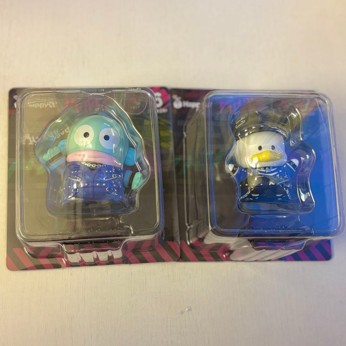 Happyくじ サンリオキャラクターズ PUNKS Party フィギュア A賞 ハンギョドン あひるのペックル 2個セット