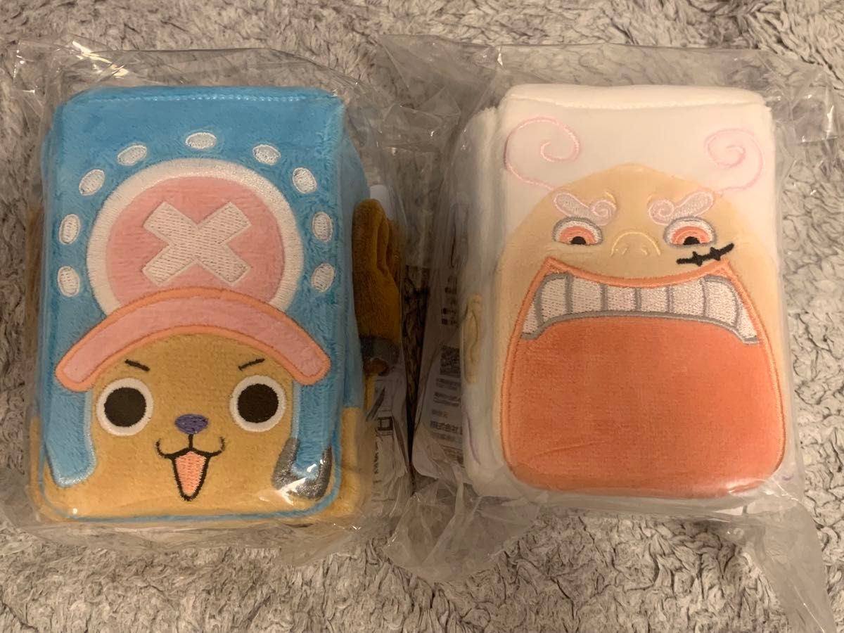 Ichiban Kuji One Piece Card Game Prize E Plush Multi-Card Case 2-Piece Set