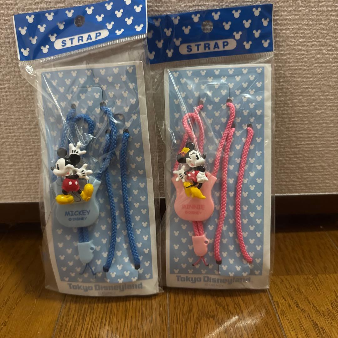 Tokyo Disneyland Mickey & Minnie Strap 2-Piece Set