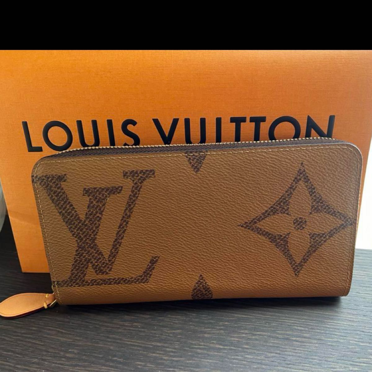 Louis Vuitton Long Wallet Giant Reverse Initial
