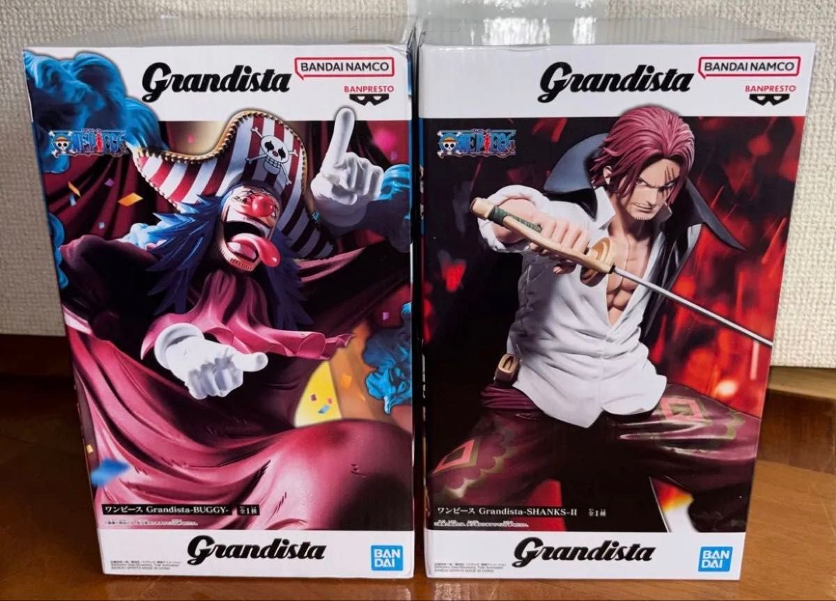 ワンピース Grandista バギー シャンクス フィギュア 2点セット BANPRESTO