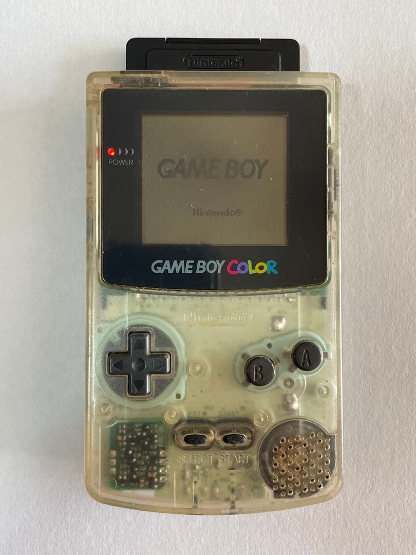 任天堂 Game Boy Color 主机 透明款 废品