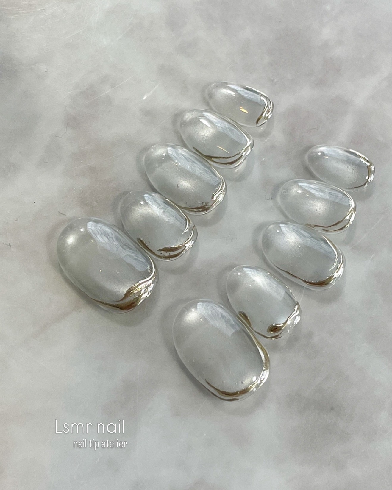 【order】 Clear look | Coming-of-age ceremony nails | Silver nails | Nail tips | Individualistic nails | Simple nails | Traditional Japanese attire nails | Summer nails | Bridal nails