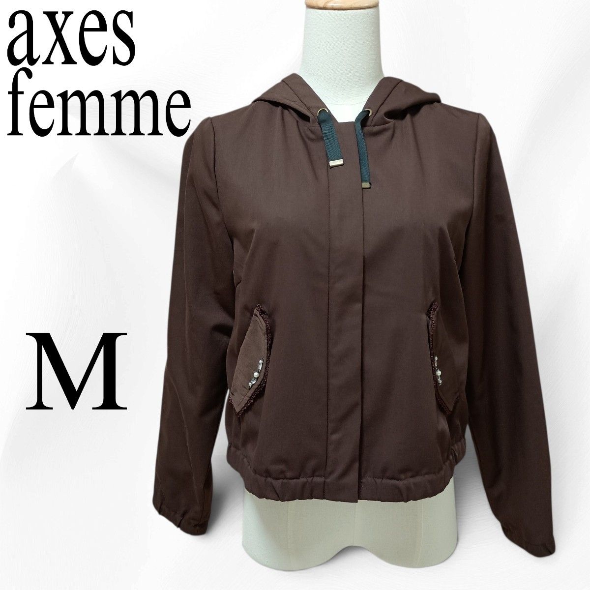 Axes femme aquess fame food夹克视觉蕾丝M棕色