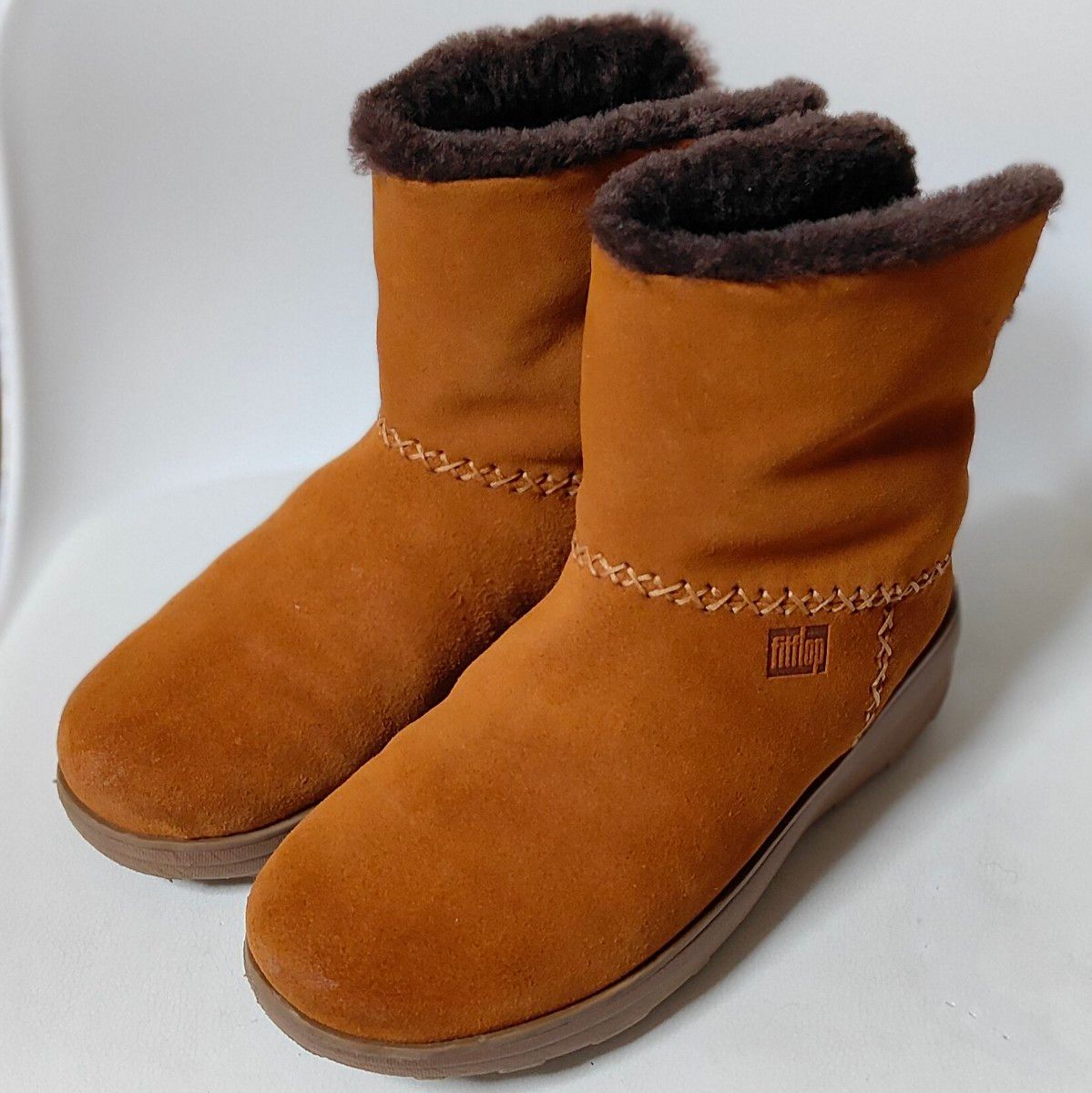 FitFlop フィットフロップ ムートンブーツ ブラウン　US6 23cm相当