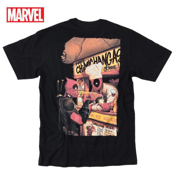 MARVEL マーベル Tシャツ 半袖 デッドプール アベンジャーズ スパイダーマン DEADPOOL アメコミ グッズ ギフト ペアルック メンズ 誕生日プレゼント