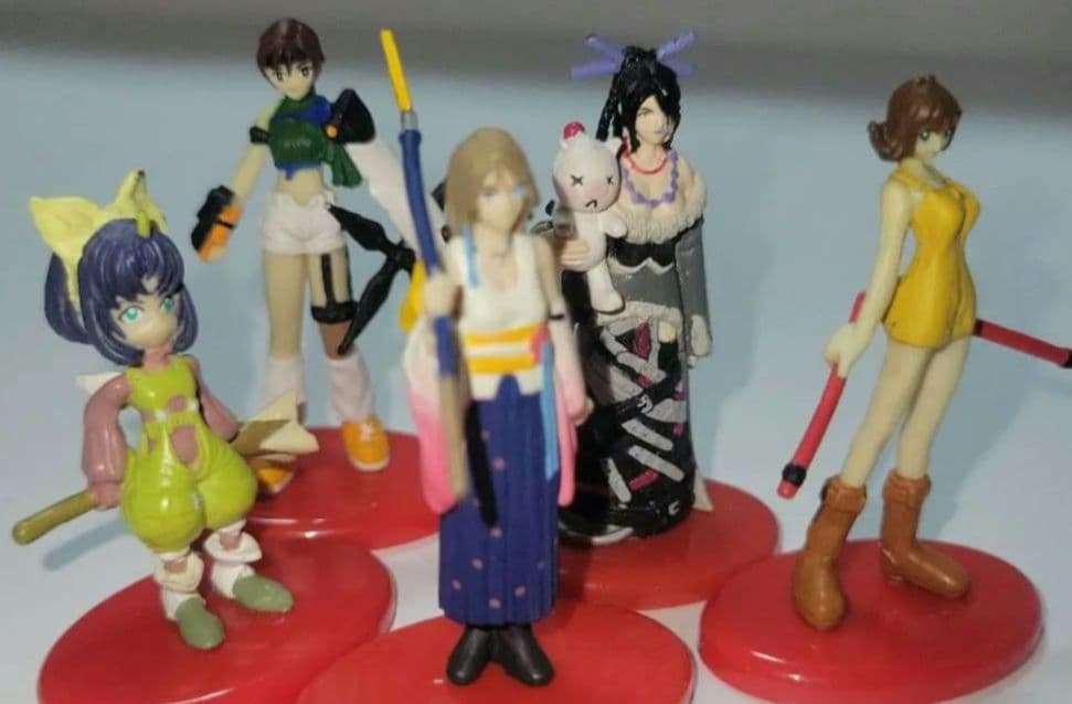 FINAL FANTASY Mini Figure 5-Piece Set ★ Full Color Real Ver.