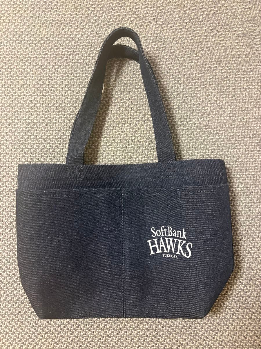 Fukuoka SoftBank Hawks Tote Bag, Black, Not for Sale