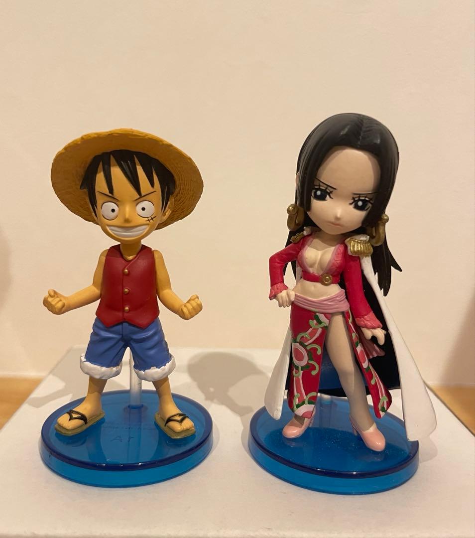 One Piece World Collectable Figure Hancock Monkey D. Luffy