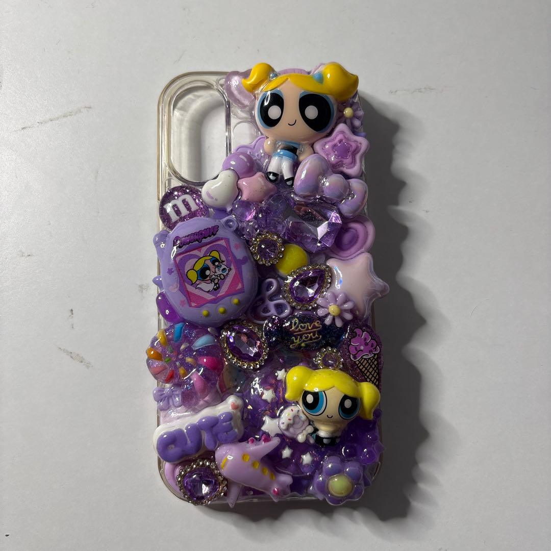 飞天小女警 装饰款 iPhone 手机壳 紫色