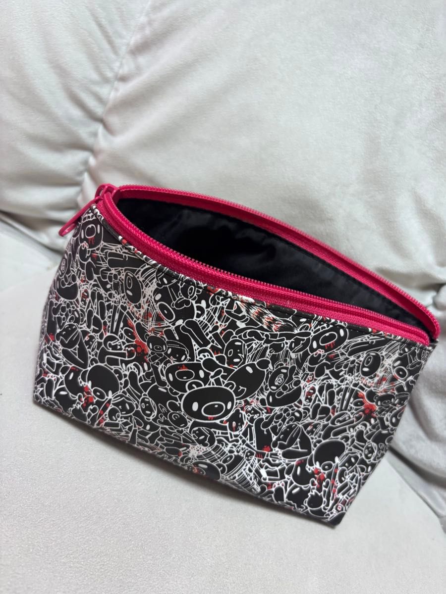 Groomy Groomy Pouch Small Item Holder Black Pink Mori Chack Universal Rabbit Abil Shimamura Collaboration