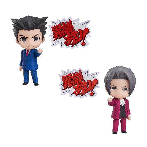 送料無料◆再販 グッドスマイルカンパニー ねんどろいど 『逆転裁判』 2種セット (成歩堂龍一/御剣怜侍) セット商品 【2月予約】