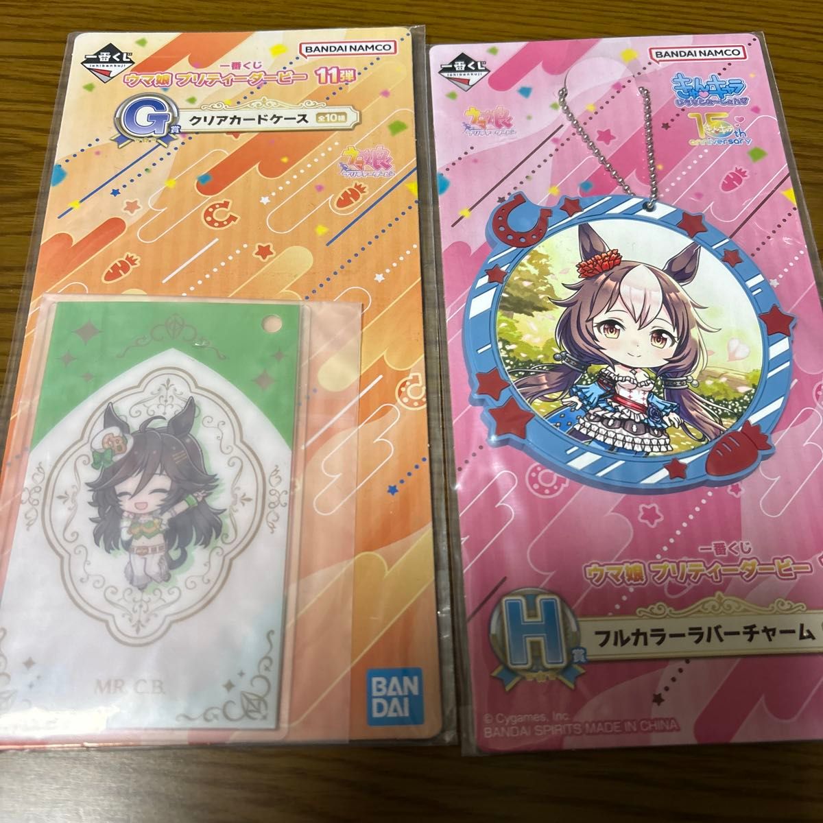 Uma Musume Pretty Derby Ichiban Kuji Prize G Clear Card Case Mister Seabury H Prize Rubber Charm Yamanning Zephyr