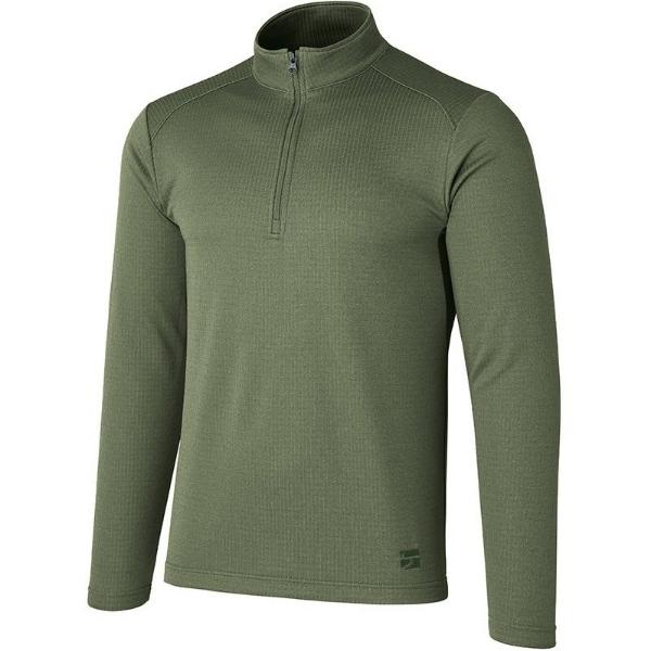 Fine Track Drout Largo Zip Neck Men's (FMM2103) / Base Layer Sweat-Absorbing Quick-Drying Breathable Heat Retention Antibacterial Deodorizing Mountaineering 3-Layer Fabric Structure Made in Japan