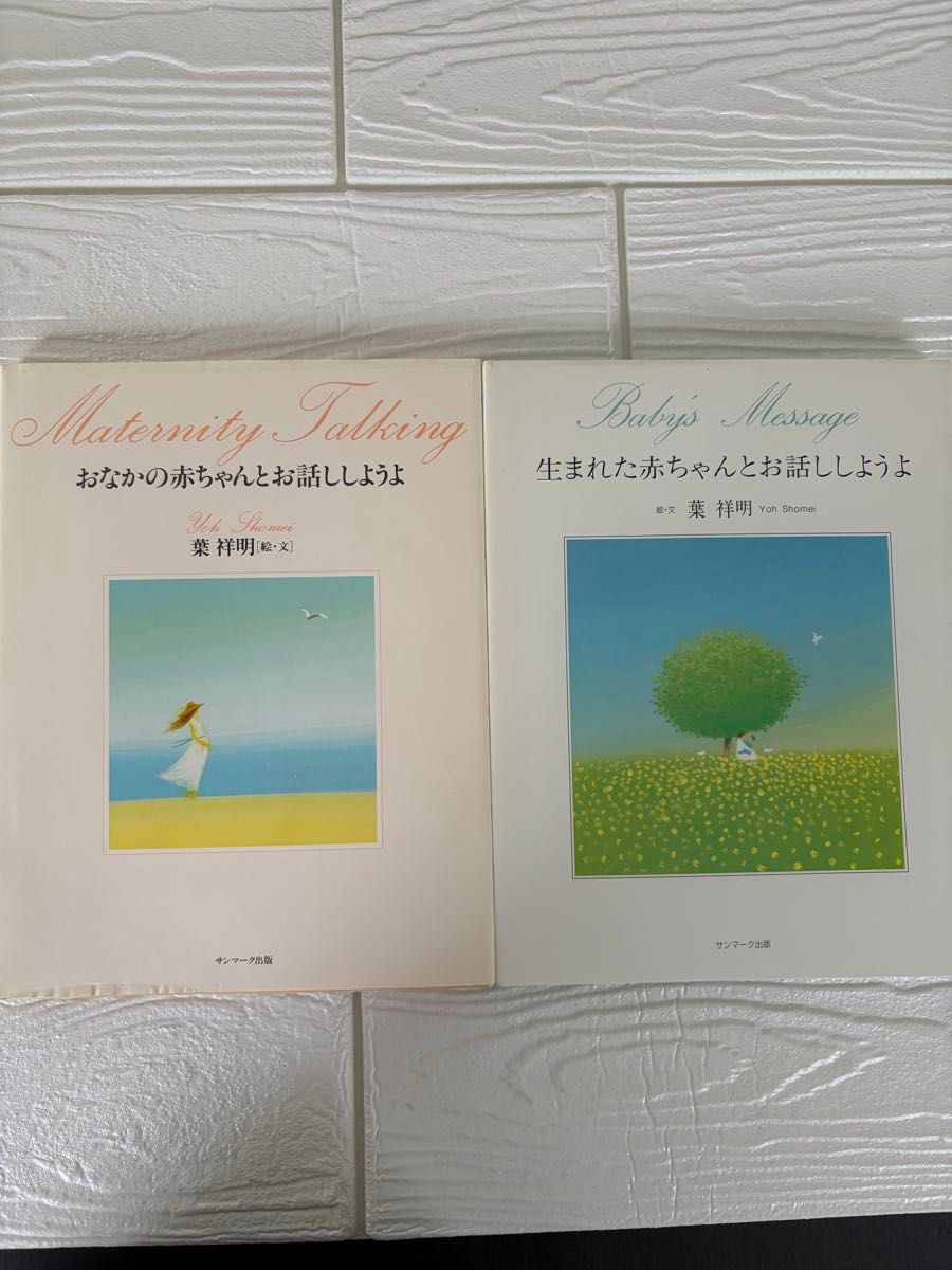 叶祥明绘本2册套装：和肚子里的宝宝说话吧，和刚出生的宝宝说话吧，Sanmark出版