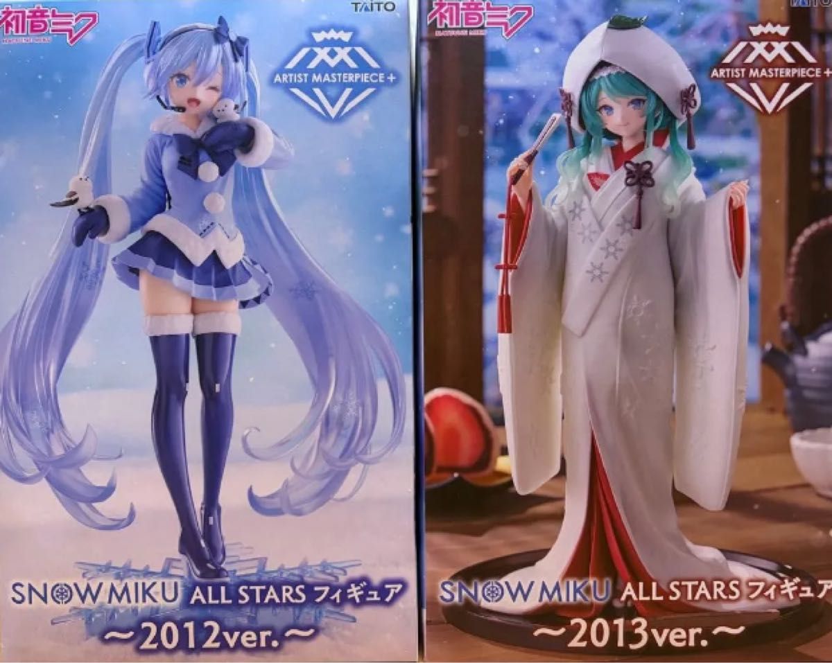 太东 初音未来 雪未来 AMP+ 手办 2012版 2013版 2个套装