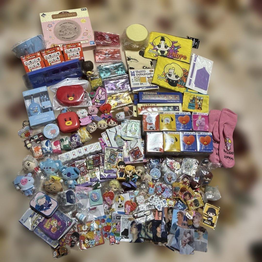 BTS BT21 TainyTan集中销售没错的话130个套装