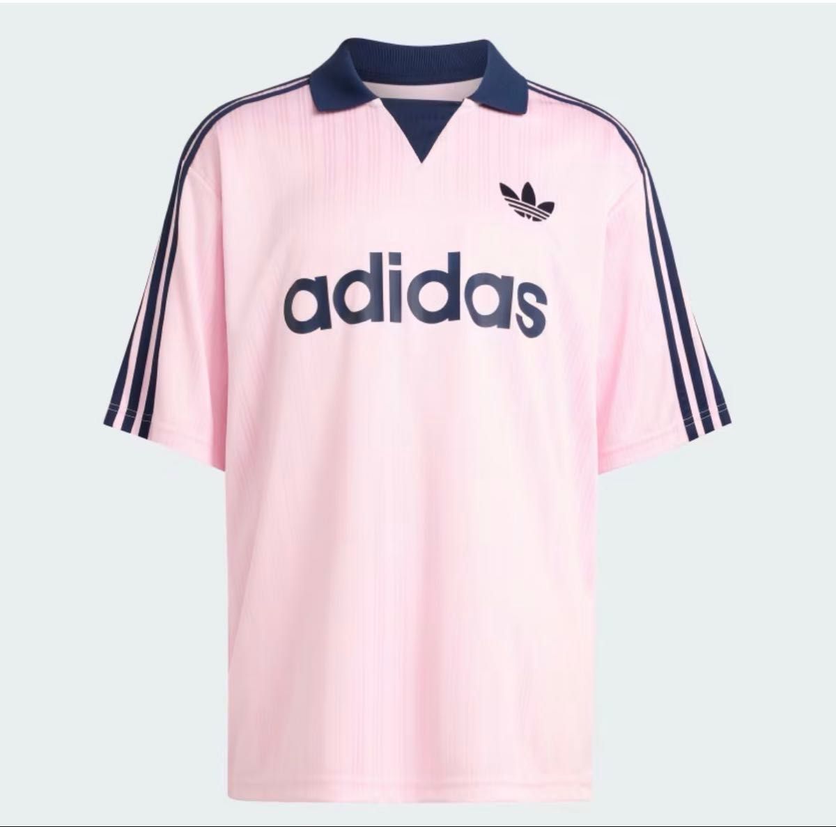 adidas ベイビーモンスター着用 ピンク Tシャツ
