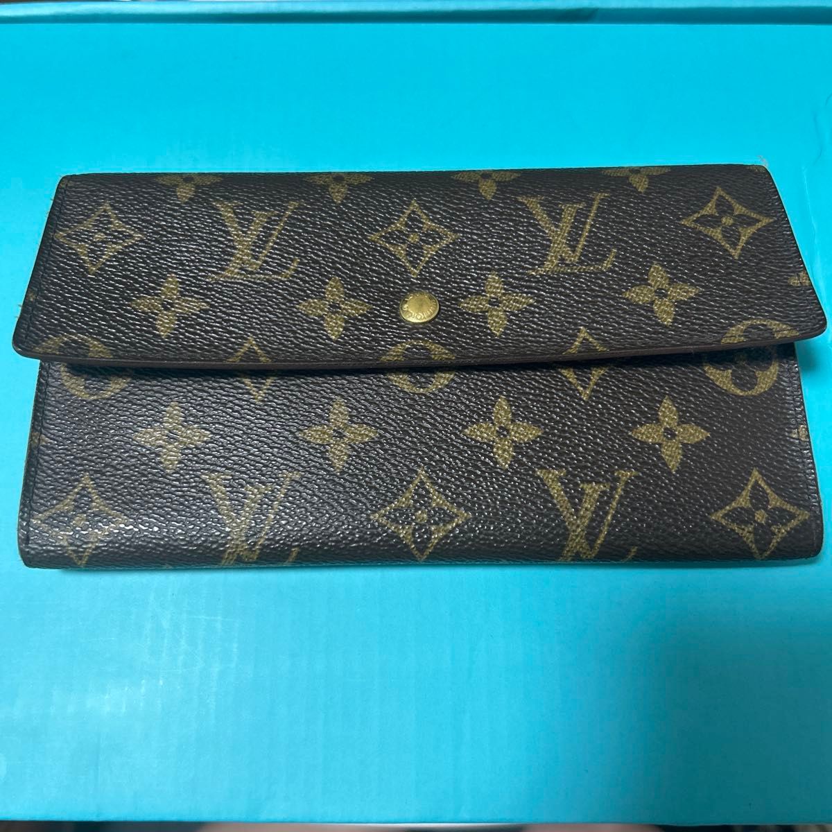LOUIS VUITTON Louis Vuitton Monogram Portfolio Sarah Long Wallet