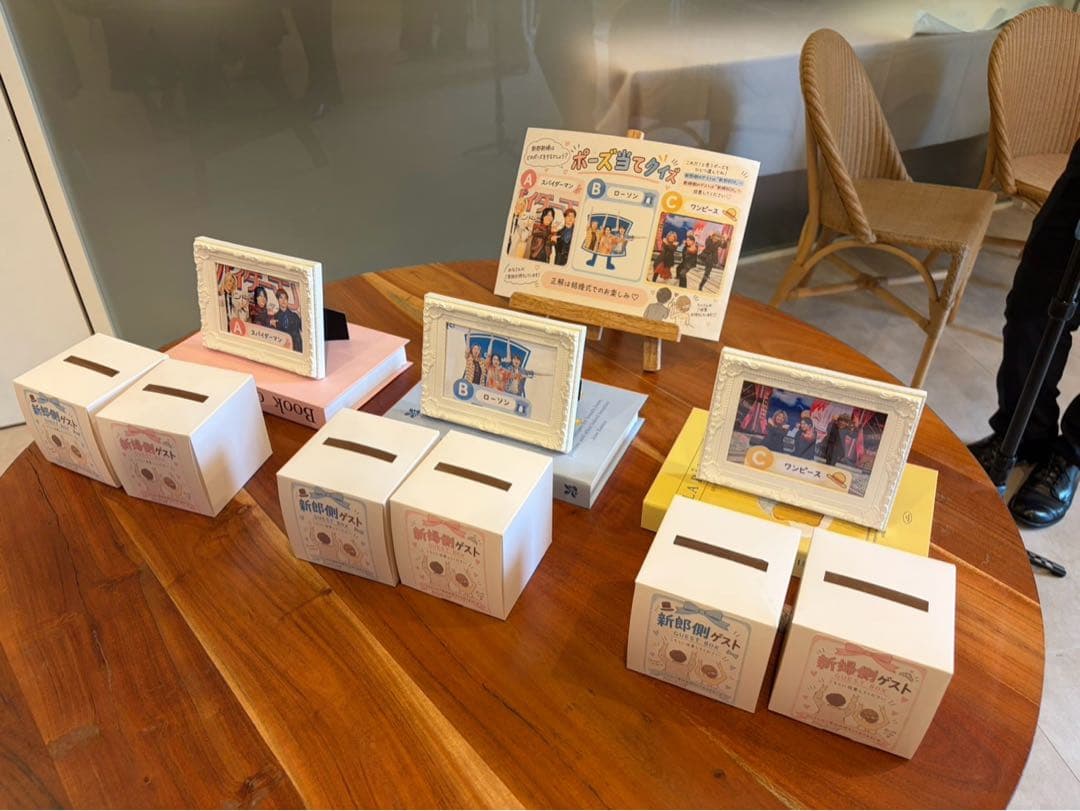 Wedding Pose Guessing Quiz Box Photo Frame