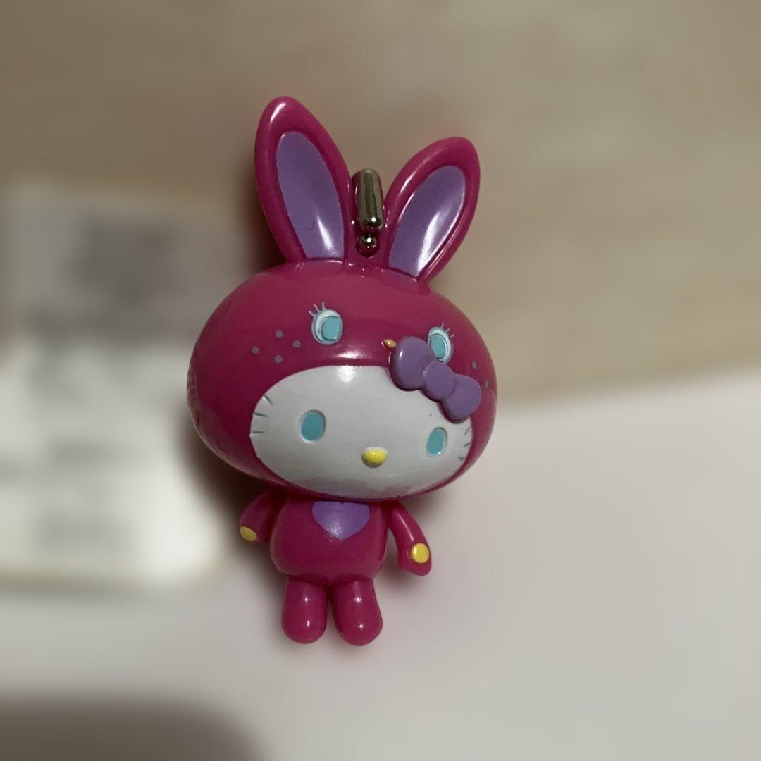 Hello Kitty Colorful Bunny Fluffy Mascot Purple Series 76.11.