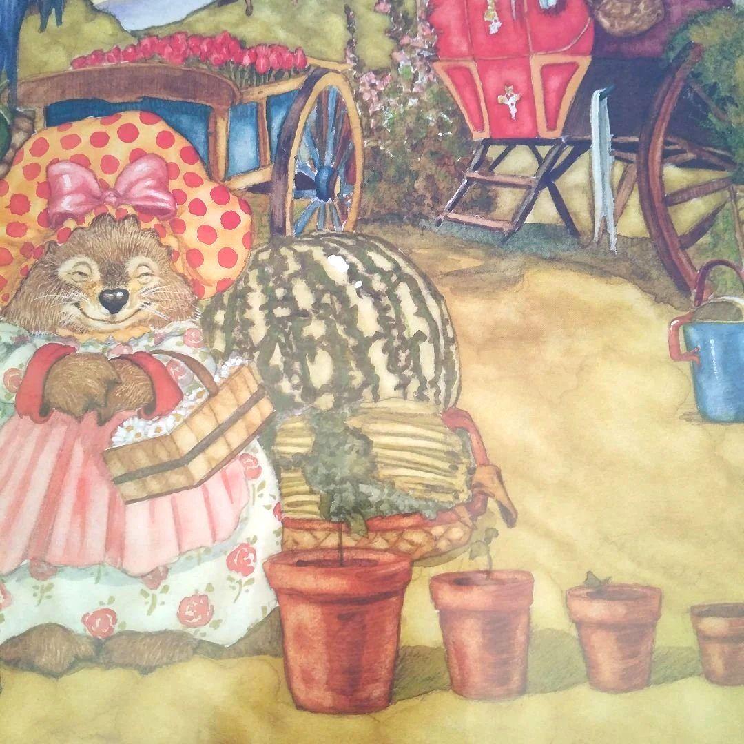 Pumpkin Lady and Flower Pot, Large Print, 10 Sheets, No. 50485, Animal Forest