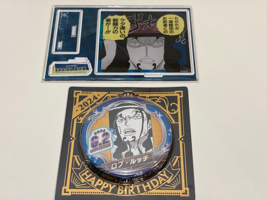 ONE PIECE Rob Lucci Birthday 2024 Can Badge Diorama Figure