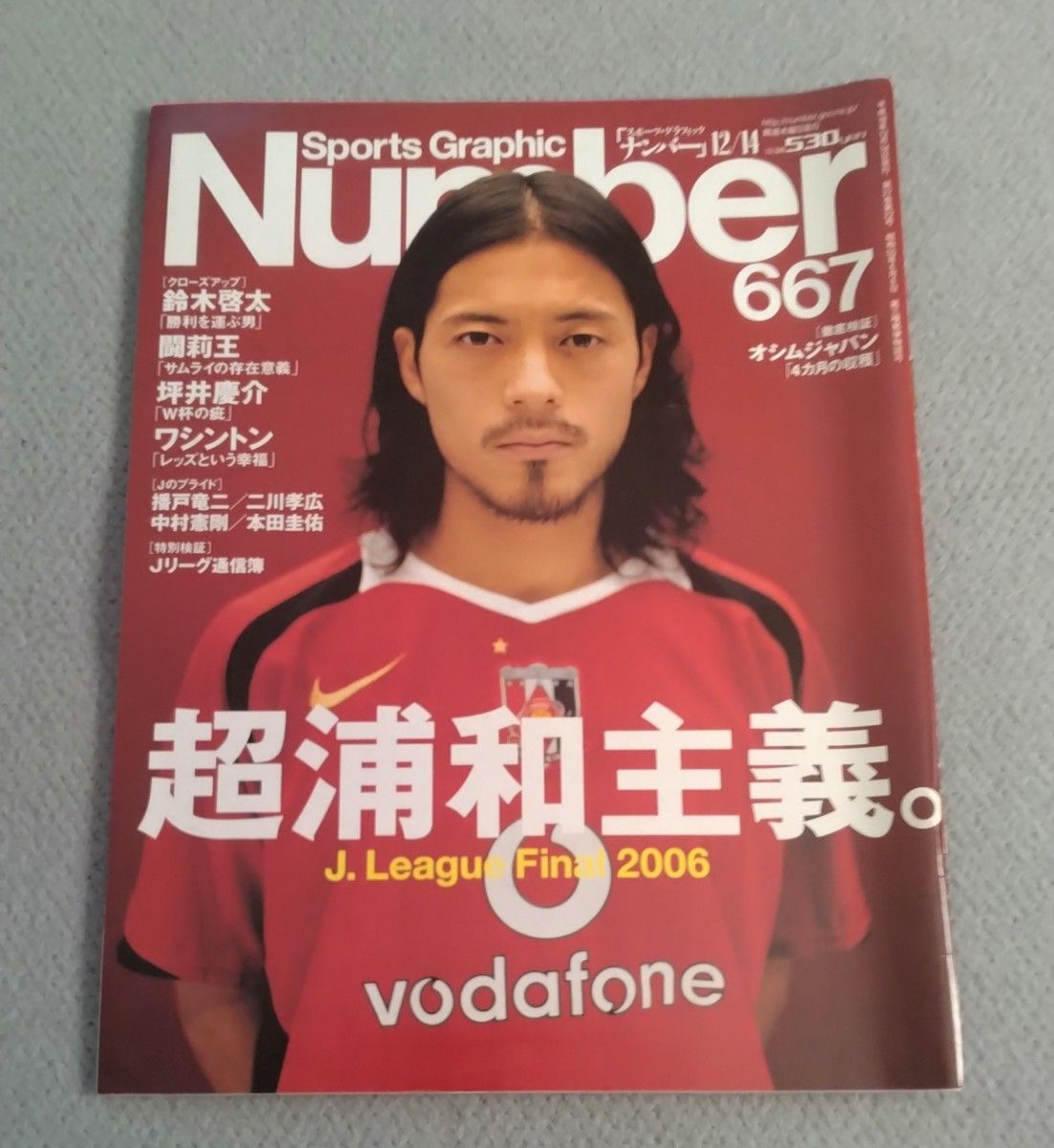 Sports Graphic Number 667号 2006/12/14 浦和レッズ特集 鈴木啓太 闘莉王 坪井慶介 ナンバー
