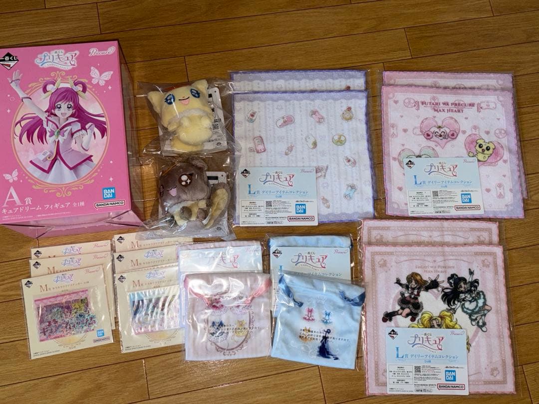 光之美少女 一番抽奖 A奖・C奖×2・M奖贴纸×6・L奖×10套装