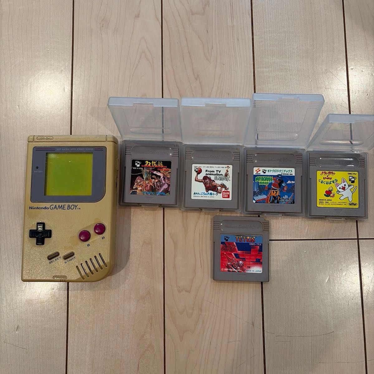 【免运费】【匿名配送】任天堂 Game Boy 初代 主机 DMG-01 配套5款游戏软件套装
