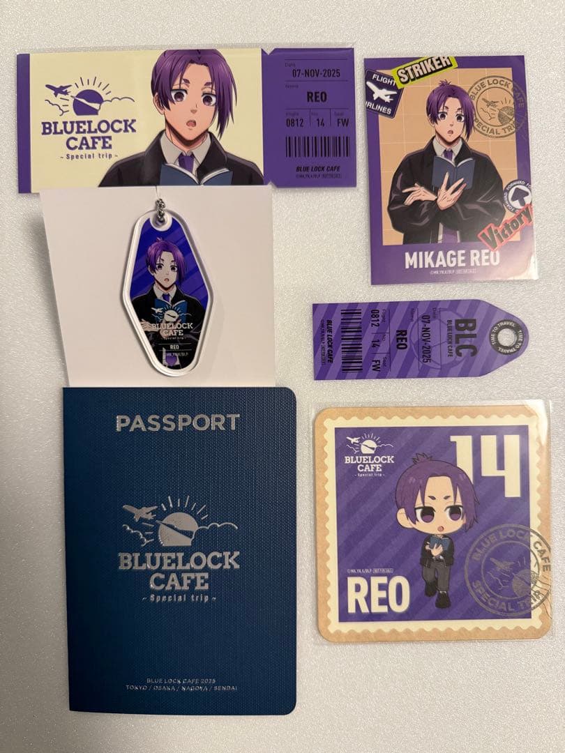 Blue Lock Special Trip Collaboration Cafe Passport Reo Mikage