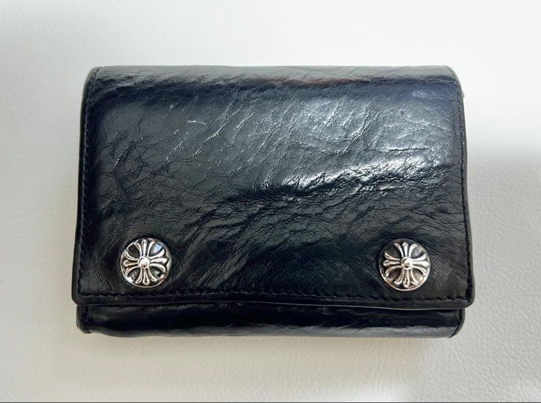 【CHROME HEARTS】三折钱包 十字球