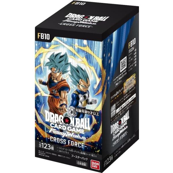 【新品】龙珠超级卡牌游戏 融合世界 补充包 CROSS FORCE [FB10] 1盒