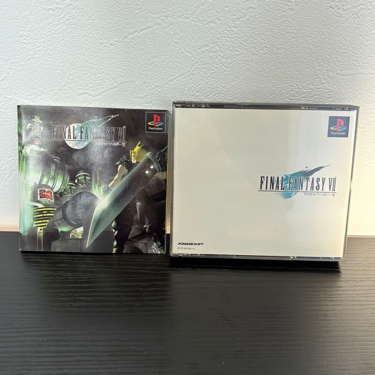 PS1 最终幻想7 FINAL FANTASY VII PlayStation 功能正常 外壳有裂痕