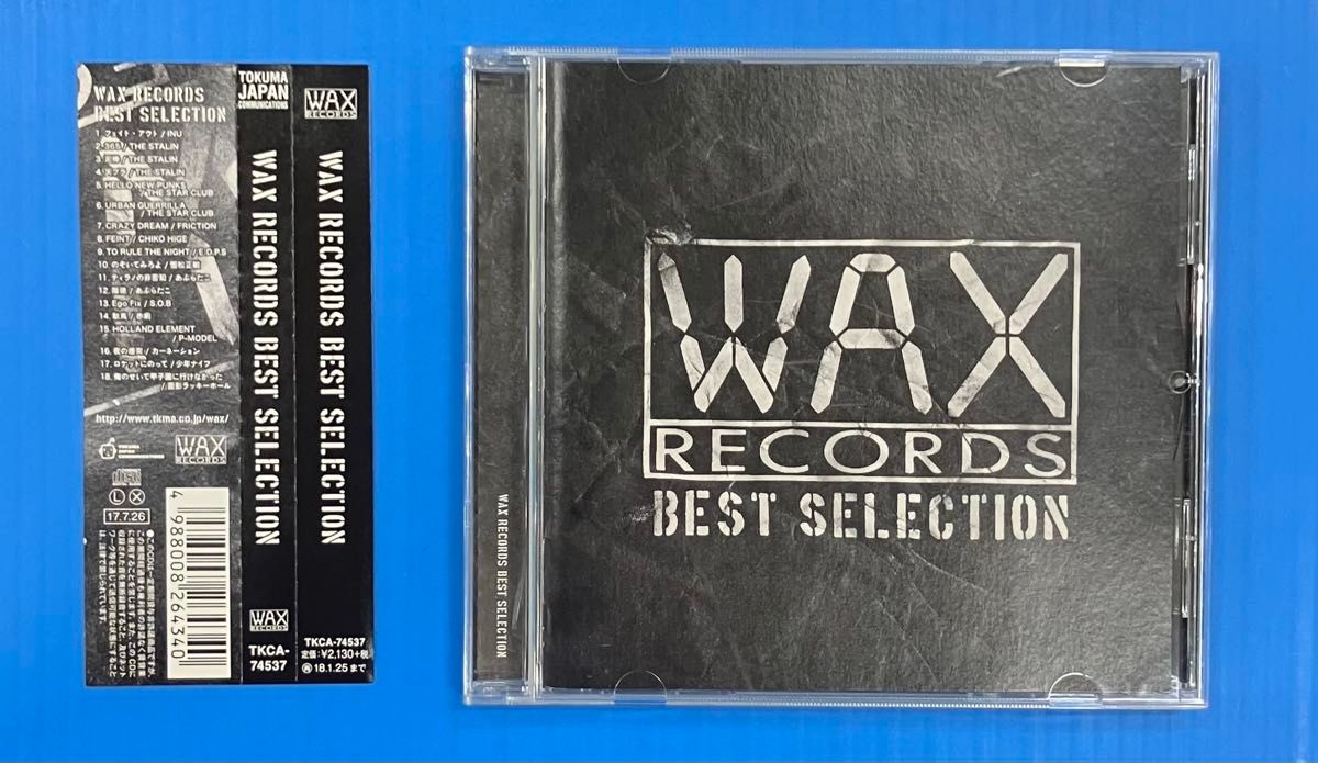 带WAX RECORDS BEST SELECTION CD的TKCA-74537